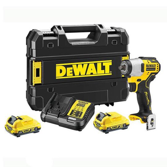 Dewalt DCF902D2K-QW Mutterdragare med batterier, laddare och