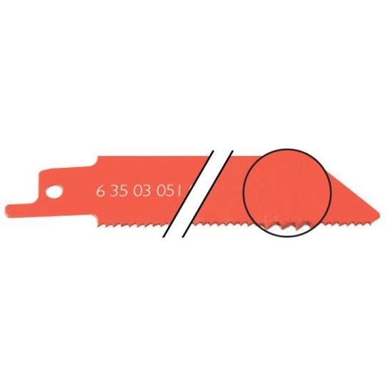 Fein 63503051010 Sticksågsblad för äldre sticksåg, 200x2 mm, 3-pack