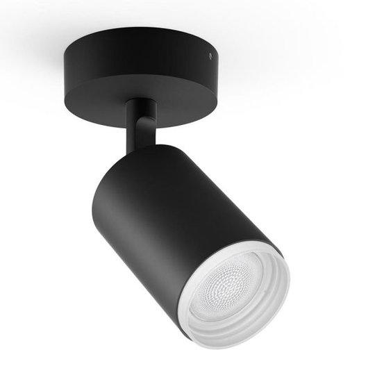 Philips Hue Fugato Spotlight 5.7W LED, 350 lm Svart