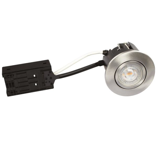Scan Products Luna QI Downlight 5 W, 2700 K, 10-pack Borstad aluminium