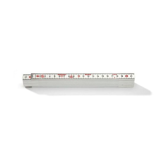 Hultafors GE 59-2-10 VI Meterstock 2 meter Vit
