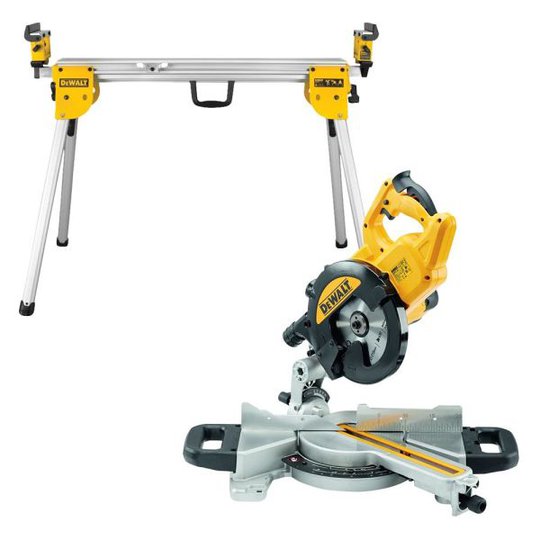 Dewalt DWS774SET Kap- och gersåg med stativ