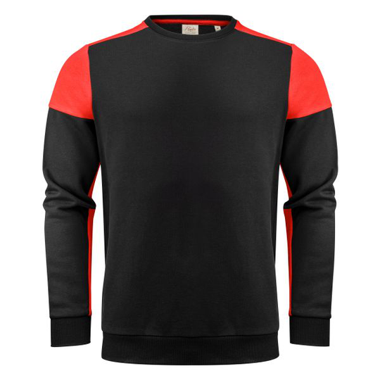 Printer Prime Crewneck Tröja Svart;Röd