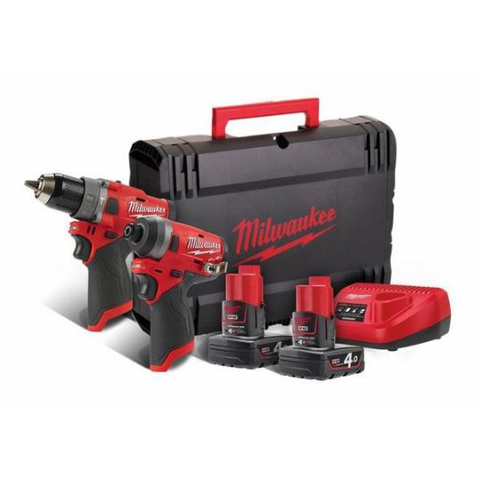 Milwaukee M12 FPP2A-402X Verktygspaket