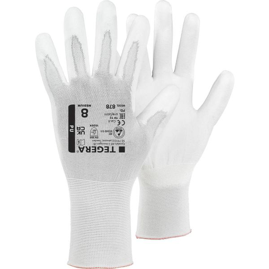 Tegera 878 Montagehandske vit 5