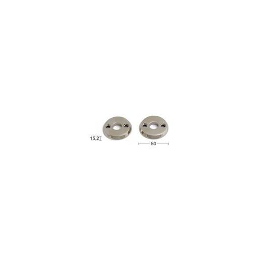 Habo 990 Rosett 38-42 mm, förnicklad, par