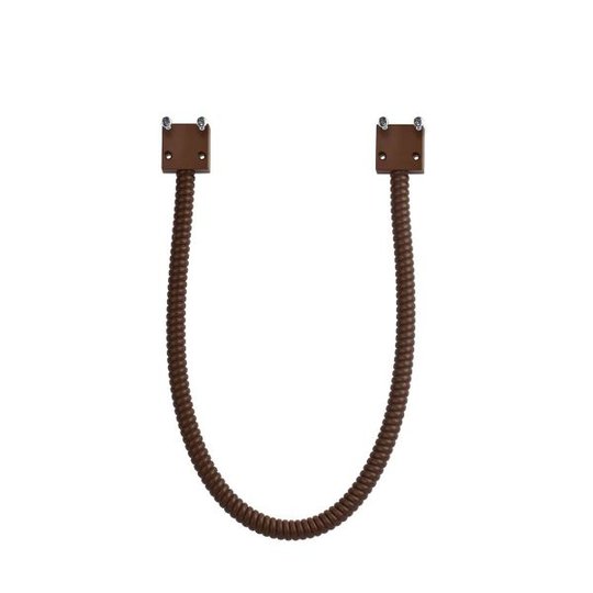 Alarmtech DL 14-40 B Karmöverföring 400 x 14 mm, med 4 skruvar Brun