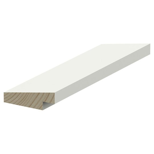 TAVELLIST FURU 15X43MM VITMÅLAD