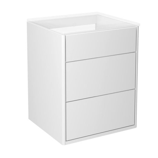 Gustavsberg Graphic Kommod 45 cm, utan tvättställ Vit