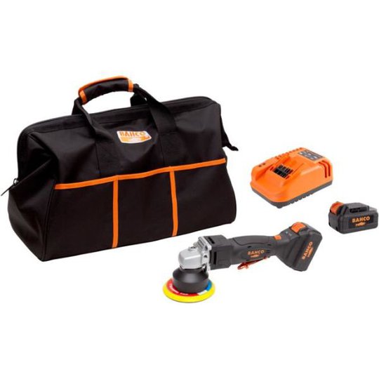 Bahco BCL33AP1K1 Vinkelpolermaskin med 5,0Ah batterier och laddare