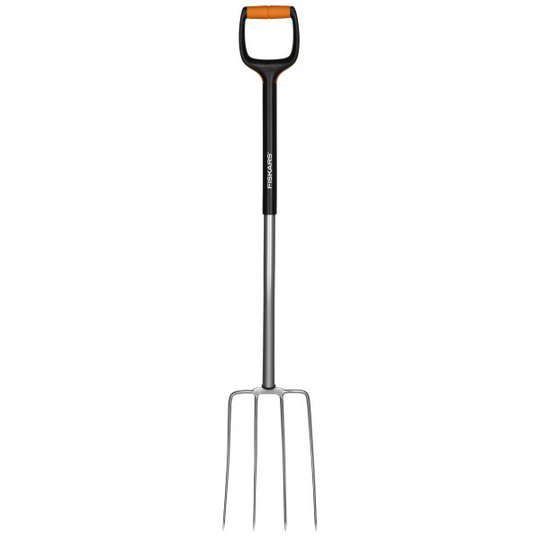 Fiskars Xact Kompostgrep L, stål/fibercomp, 4-klo