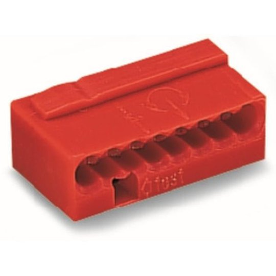 Wago 243-808 Klämma 7 x 10 x 18 mm, 50-pack Röd
