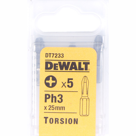 BITS PHILLIPS PH3 25MM TORSION 5-PACK | Beijerbygg Byggmaterial