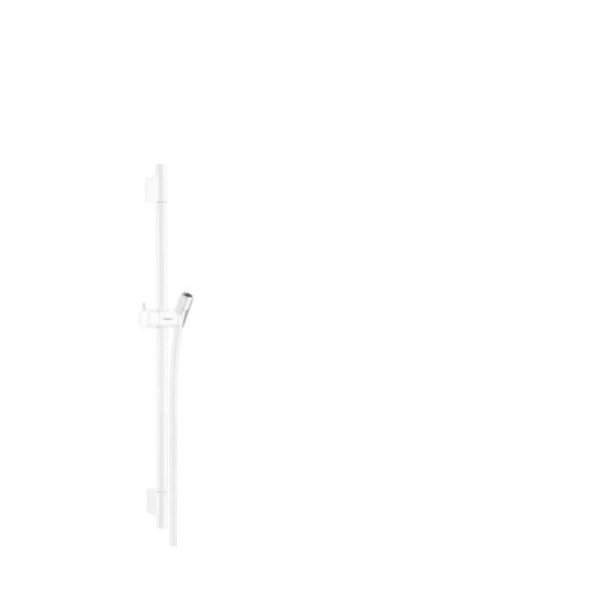 Hansgrohe Unica S Puro 28632700 Duschstång med slang, Ø22x650 mm Mattvit