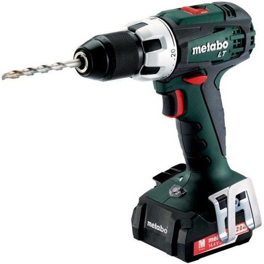 Metabo BS 14.4 LT COMPACT Borrskruvdragare med 2,0Ah batterier och laddare