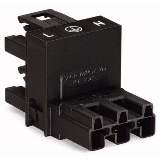Wago 770-634 Distributionsblock 1xHA/2xHO, svart