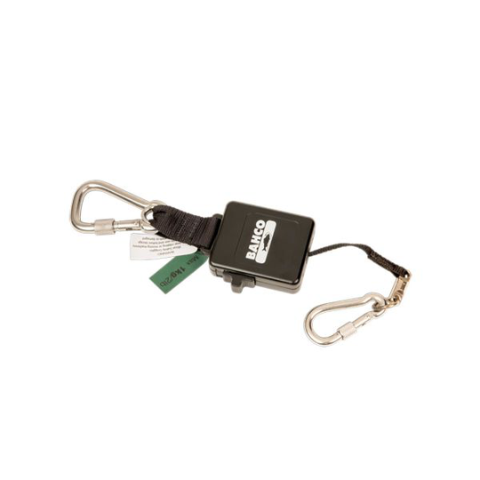 Bahco 3875-RL2 Säkerhetslina med fastsydd karbinhake, 1 kg