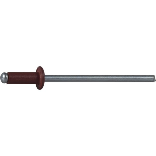 ESSVE 62709 Blindnit Ø3,2 x 8 mm, alu/stål, öppen Röd, 925-pack