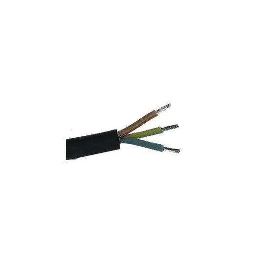 Gelia 90000887 Kabel svart, 3G1.5, RDOE, H07RN-F 25 m