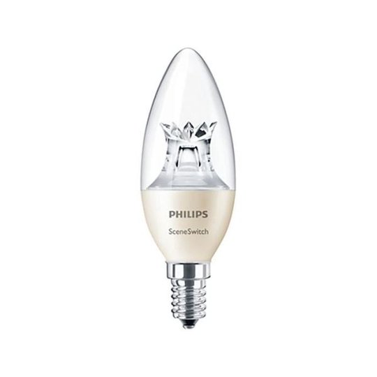 Philips SceneSwitch LED-lampa 5,5 W, kronljusform