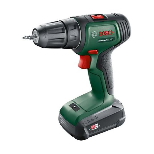 Bosch DIY Universal Drill 18 Borrskruvdragare med 1,5Ah batteri och laddare