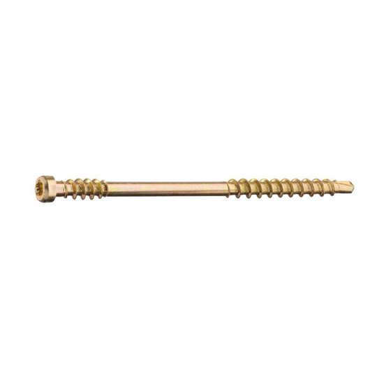 Grabber LTX62CH200 Listskruv med bits, gulkrom 3,3 x 62 mm, 200-pack