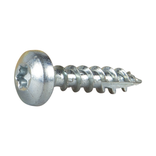 TRÄSKRUV KULLRIGT HUVUD TX10 HELGÄNGAD FZB 3,5X16MM | Beijerbygg Byggmaterial