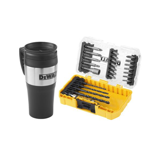 Dewalt DT70707-QZ Borrsats 25 delar + mugg
