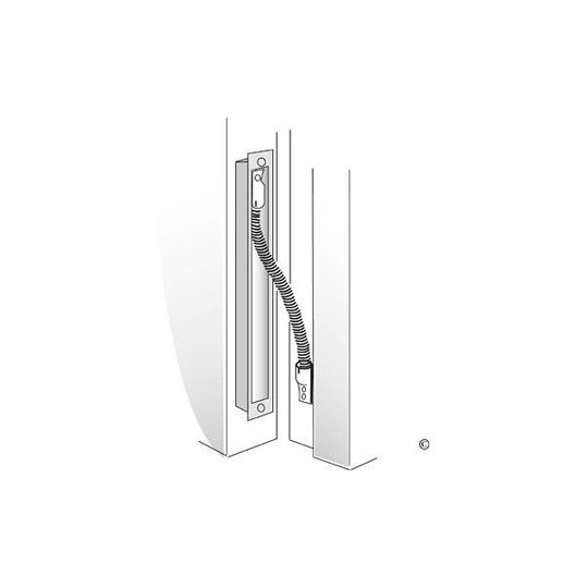 ASSA Abloy EA280 Karmöverföring 287 mm, blankkrom