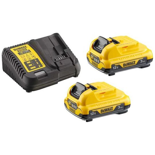 Dewalt DCB113L2 Laddpaket 2 st 3,0 Ah batterier och laddare