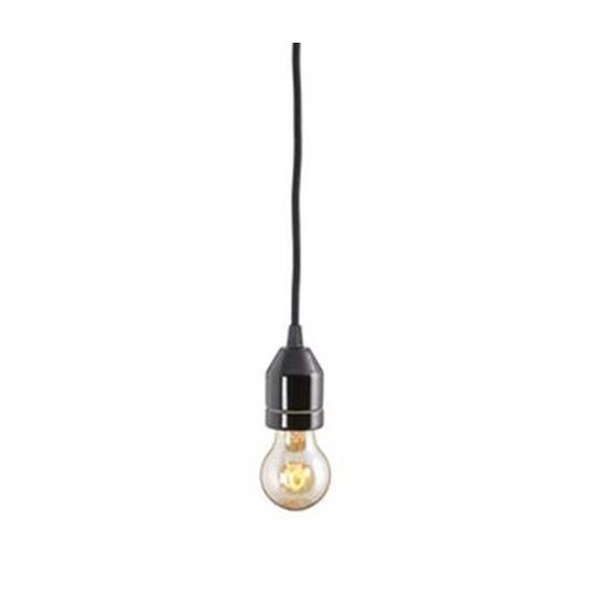 Ifö Electric Klack Pendelarmatur E27, porslin, takkopp Svart/svart