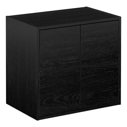 Gustavsberg Artic Väggskåp svart, 39 cm djup