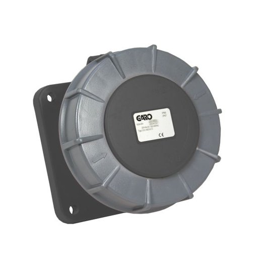 Garo UIV 3125-7 S Paneluttag IP67, 4-polig, 125A Svart, 7 h