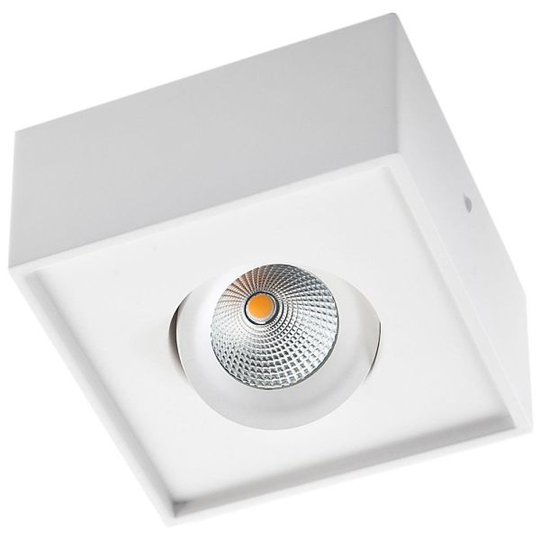 SG Armaturen Cube Downlight 6 W, matt vit