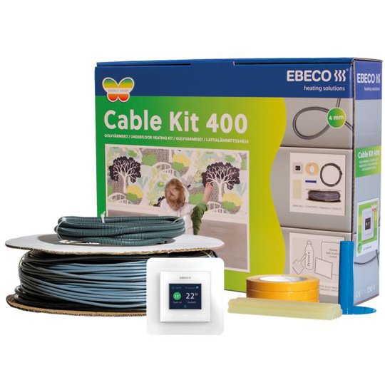 Ebeco Cable Kit 400 Golvvärmeset 155m, 1710W
