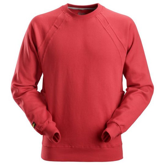 Snickers 2812 Sweatshirt chili, med MultiPockets XS