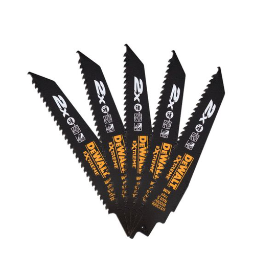 Dewalt DT2300L-QZ Tigersågblad 6 TPI, 5-pack