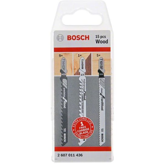 Bosch T 144 DP/T 101 BF Sticksågsbladset 15-pack