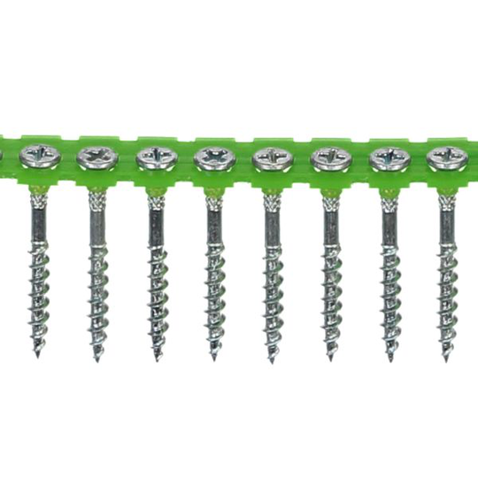 ESSVE 542345 Spånskiveskruv 4,2 mm Ø, bandad, PH2, FZB, 1000-pack 42 mm