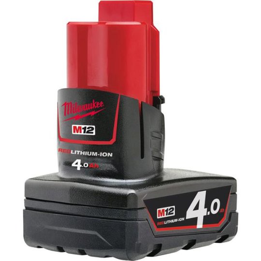 Milwaukee M12 B4 12V Li-Ion batteri 4,0Ah