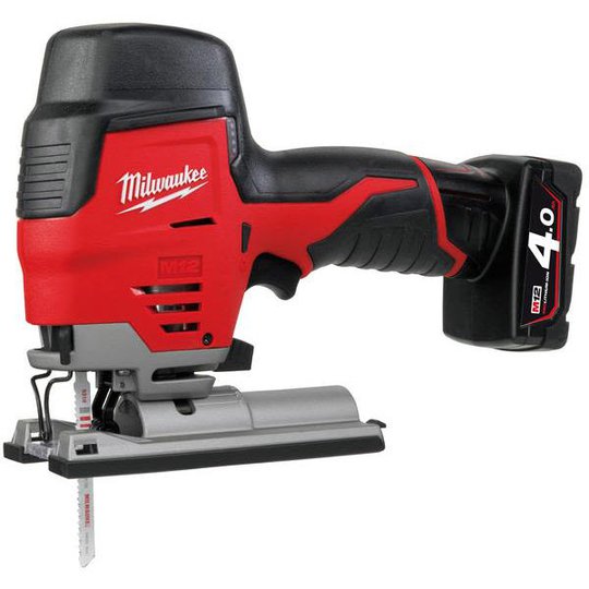 Milwaukee M12 JS-402B Sticksåg med batterier och laddare