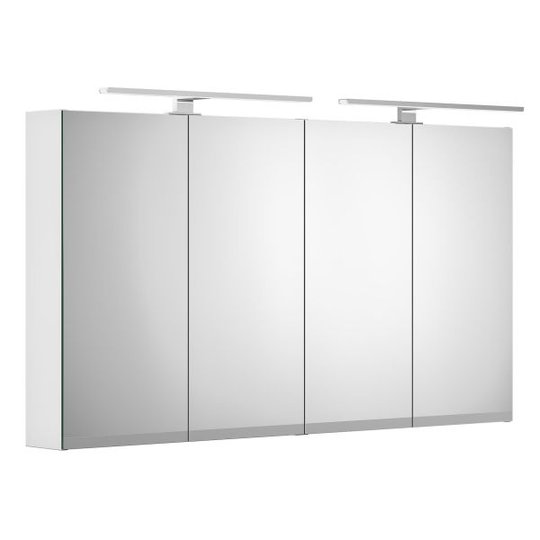Gustavsberg Artic Spegelskåp vit, med LED-belysning, 120 cm