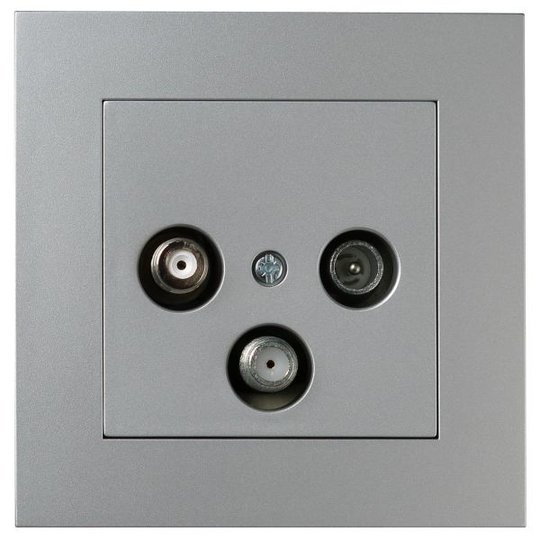 Elko EKO05383 Antennuttag 40–2400 MHz, halogenfri Aluminium