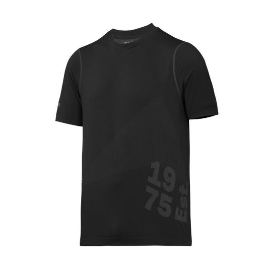 Snickers 2519 FlexiWork T-shirt svart XS