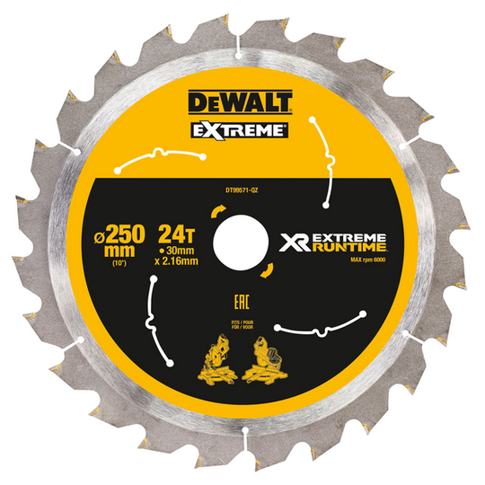 SÅGKLINGA 250MMX30MM 24T FV XR DT99571-QZ | Beijerbygg Byggmaterial