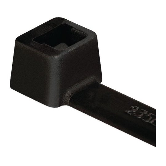 Hellermann Tyton T18R BK Buntband svart, 100-pack 2,5 x 100 mm