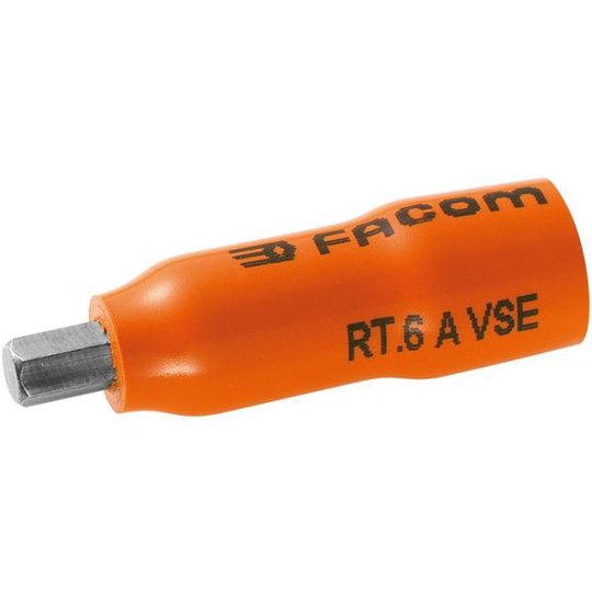 Facom RT.4AVSE Bitshylsa 6-kants, 4mm, 1/4", 1000V