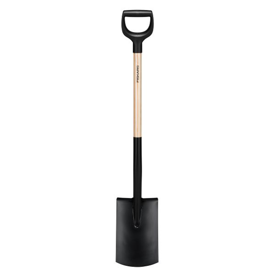 Fiskars Solid 1066722 Spade halvrund, trä