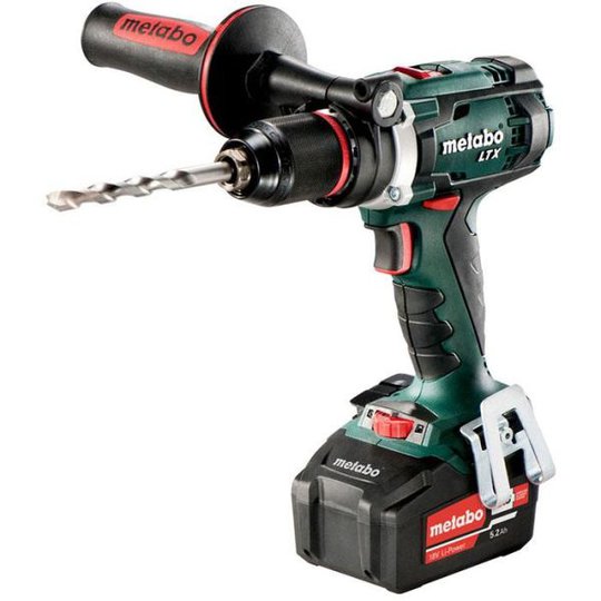 Metabo BS 18 LTX IMPULS Borrskruvdragare med 5,2Ah batterier och laddare