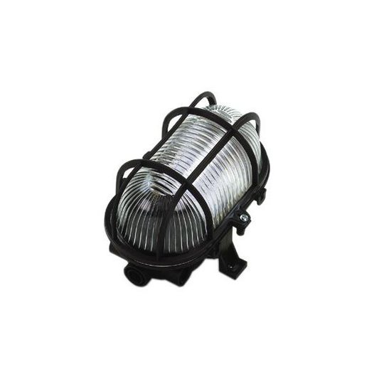 Gelia 110010201 Gallerarmatur oval, 60W, IP44 Svart